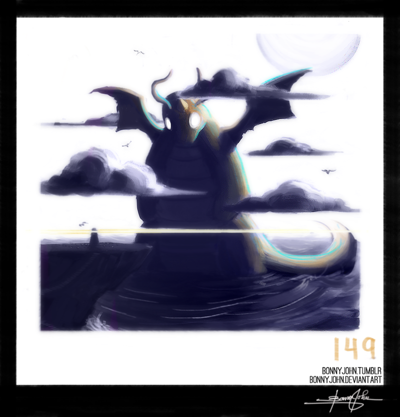 Illustration for article titled Godzi- Err, Dragonite! Pokemon One a Day!